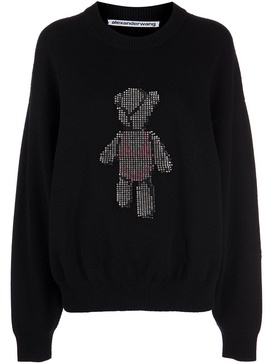 Alexander Wang Pullover With Crystal Clothing