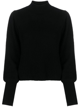 bishop-sleeves cashmere jumper