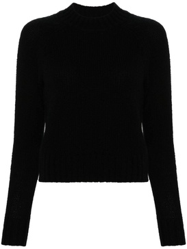 mock-neck cashmere jumper