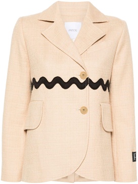 Wave tweed blazer