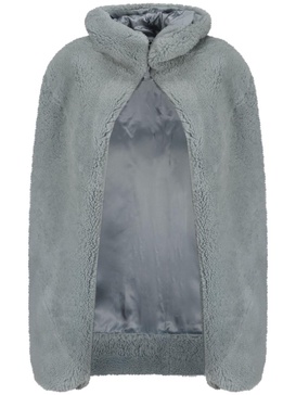 shearling cape