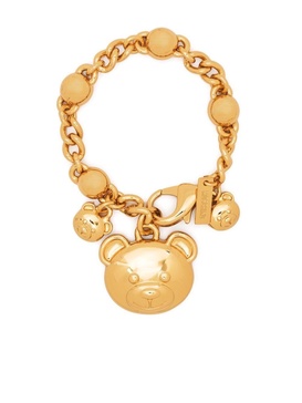 teddy bear-charm chain bracelet