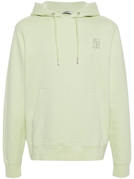 logo-embroidered hoodie