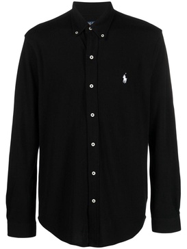 Polo Ralph Lauren Logo-Embroidned Cotton-Piqué Shirt-S