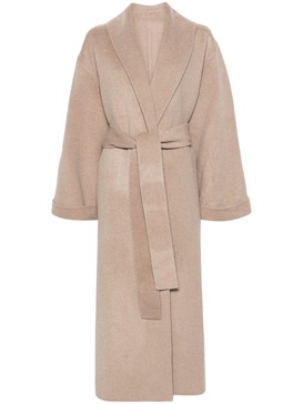 Trullem belted wool coat