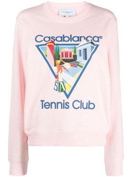 Tennis Club print sweatshirt