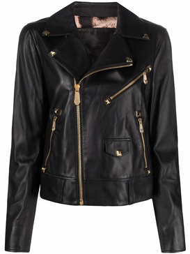 studded biker jacket