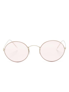 round-frame tinted sunglasses