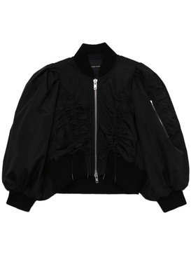 cropped bomber jacket