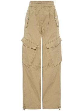 straight-leg cargo trousers