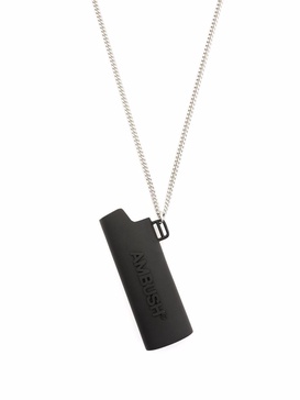 logo lighter case pendant necklace