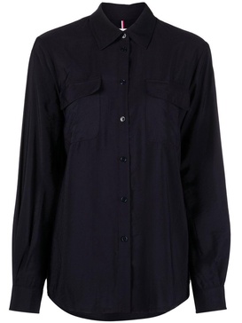 long-sleeved buttoned-up shirt