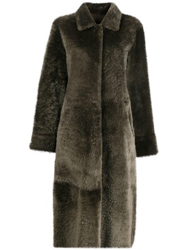 oversized fur coat