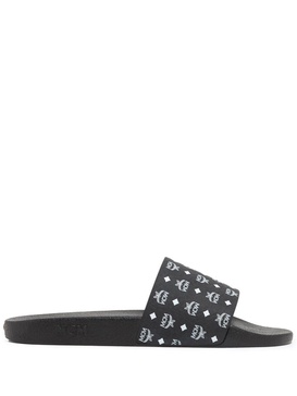 logo-print single-strap slides