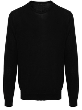 fine-knit cotton jumper