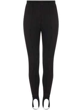 raised-seam high-waist leggings