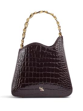 Ivy crocodile-effect tote bag