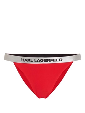 logo-waistband bikini bottoms