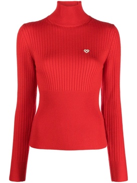 Logo-applied Wool Jumper