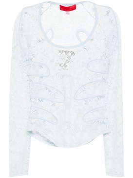 Seraph floral-lace top