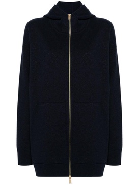 lurex-detail oversized cardigan