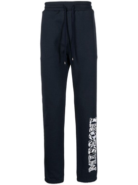 leg-logo track pants