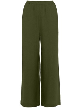 Select elasticated-waist linen trousers 