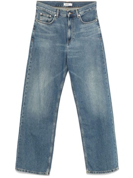 straight-leg jeans   