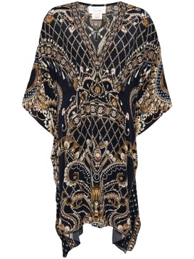 short printed kaftan