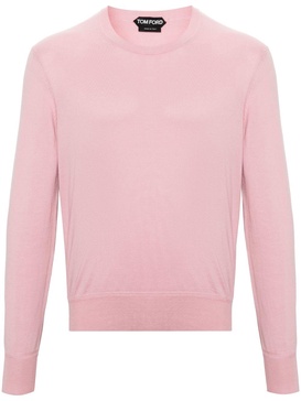 fine-knit cotton jumper