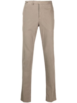 slim-cut modal blend chino trousers