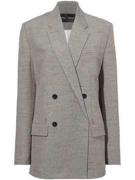 Hadley mélange-effect blazer