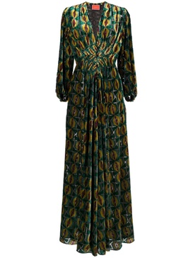 Camerino velvet maxi dress