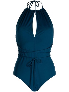 Annika halter-neck swimsuit