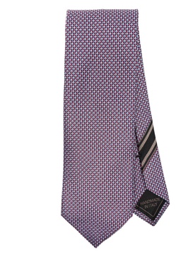 jacquard silk tie