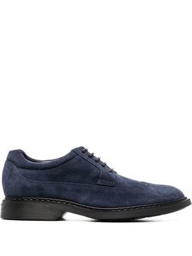 lace-up suede brogues