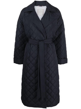 Sorona quilted belted coat