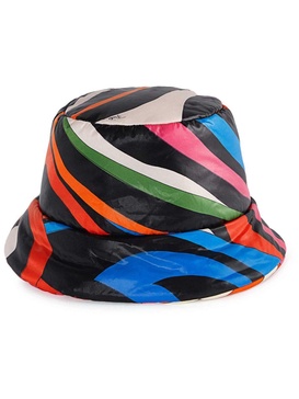 abstract print bucket hat