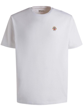 logo-embroidered T-shirt