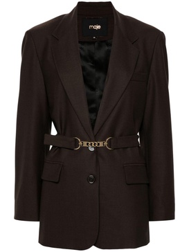 belted blazer