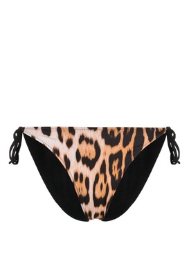 leopard-print bikini bottoms