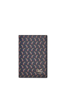 Pegaso-plaque paisley-print wallet