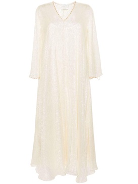 lurex kaftan maxi dress