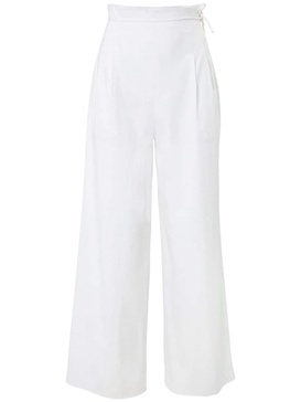 cropped wide-leg trousers