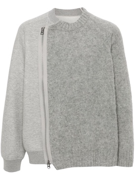 panelled-design sweatshirt