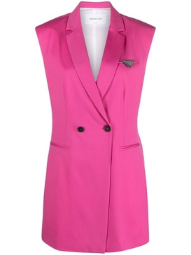 sleeveless merino-wool blazer