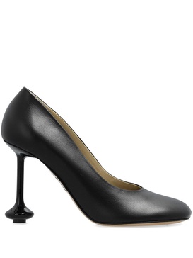 100mm Toy sculpted-heel leather pumps