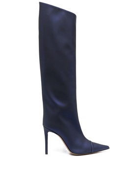 pointed-toe knee-length 115mm boots