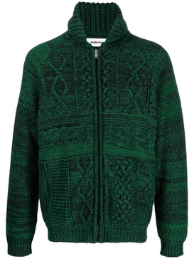 moulinè zip-up jumper