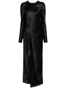 Palladium satin maxi dress